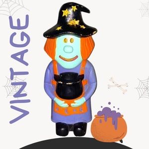 Vintage Jumbo 33" Halloween Indoor Outdoor Witch Decoration
